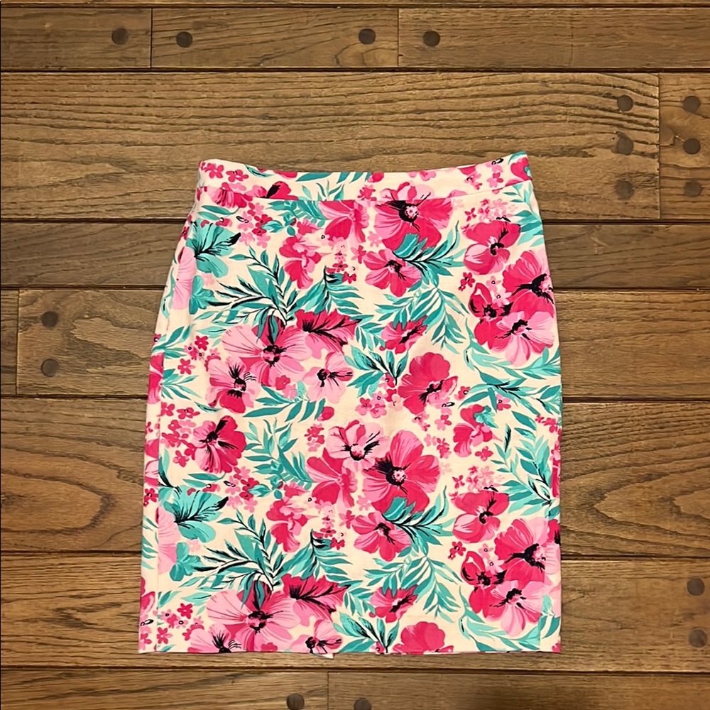 J Crew Floral Print Women's Skirt